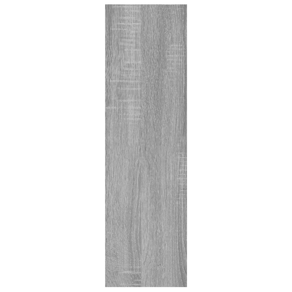 vidaXL Wandregal Grau Sonoma 75x16x55 cm Holzwerkstoff