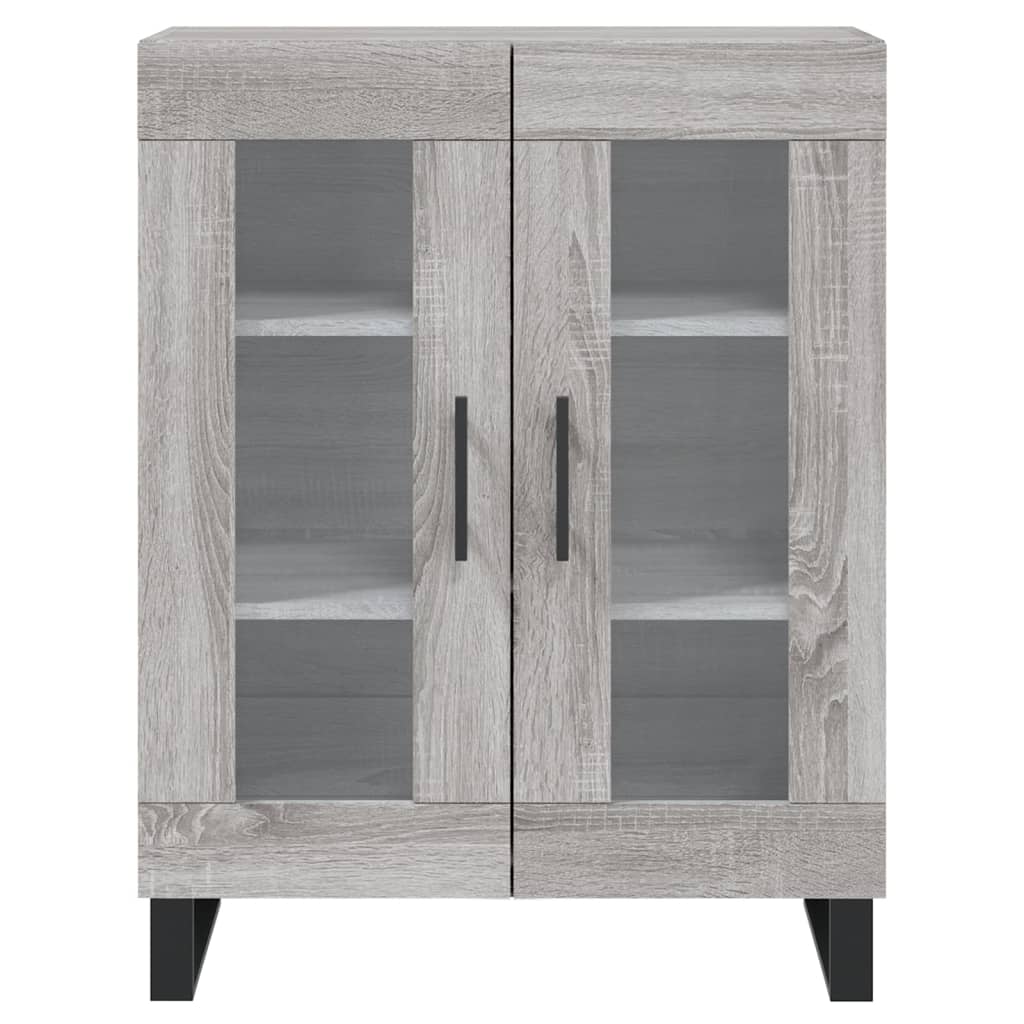 vidaXL Sideboard Grau Sonoma 69,5x34x90 cm Holzwerkstoff