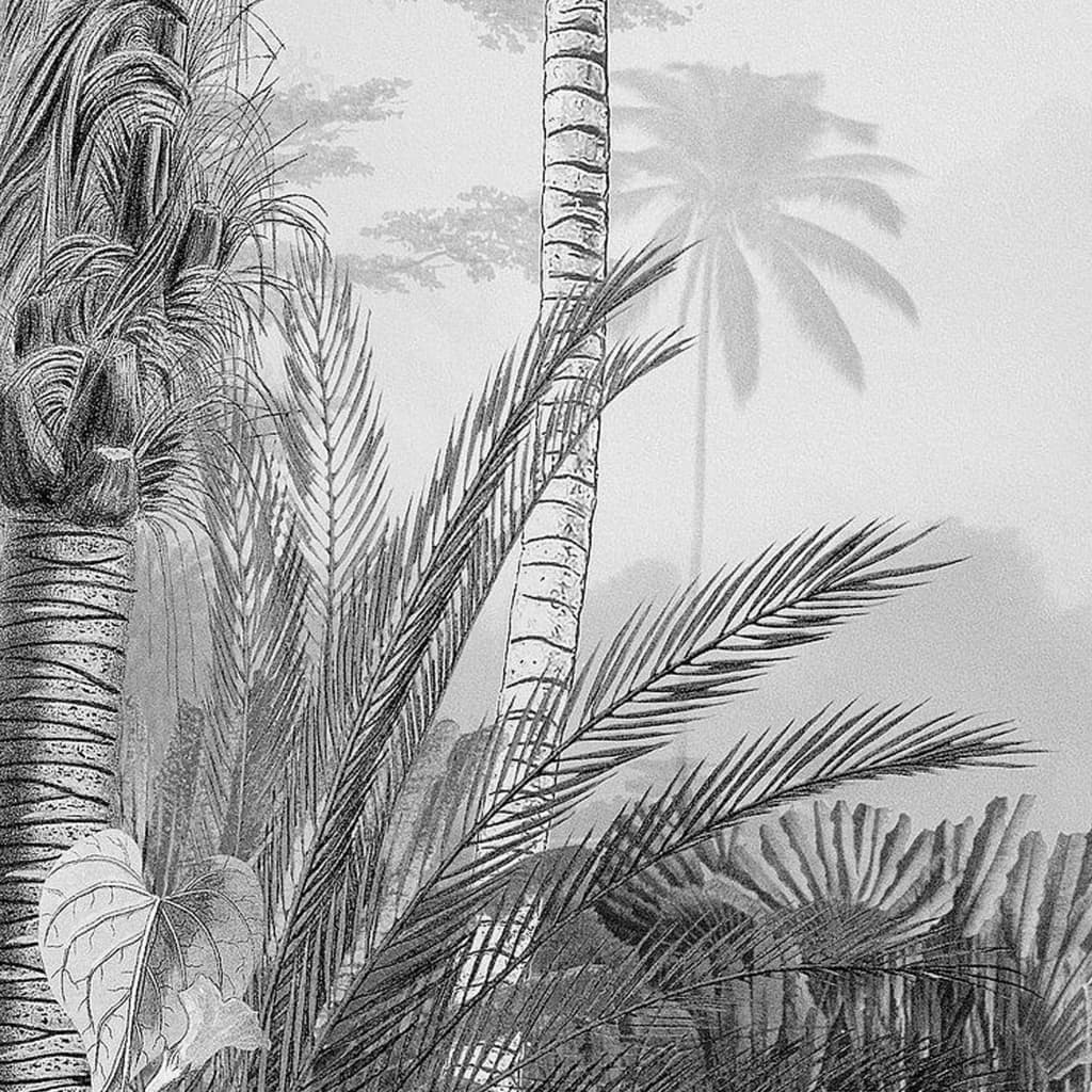 Komar Fototapete Lac Tropical Schwarz & Weiß 200x270 cm