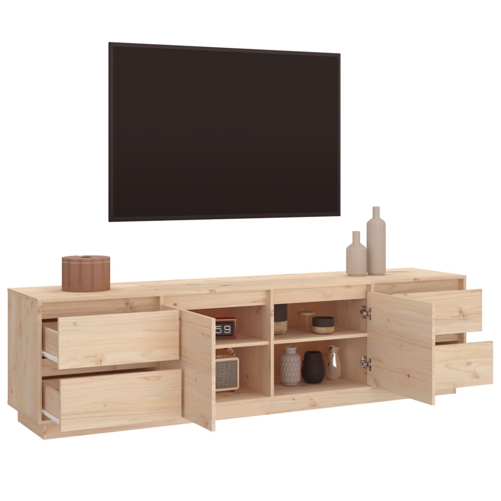 vidaXL TV-Schrank 176x37x47,5 cm Massivholz Kiefer