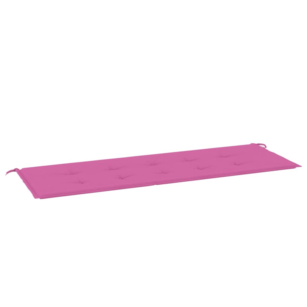 vidaXL Gartenbank-Auflage Rosa 150x50x3 cm Oxford-Gewebe