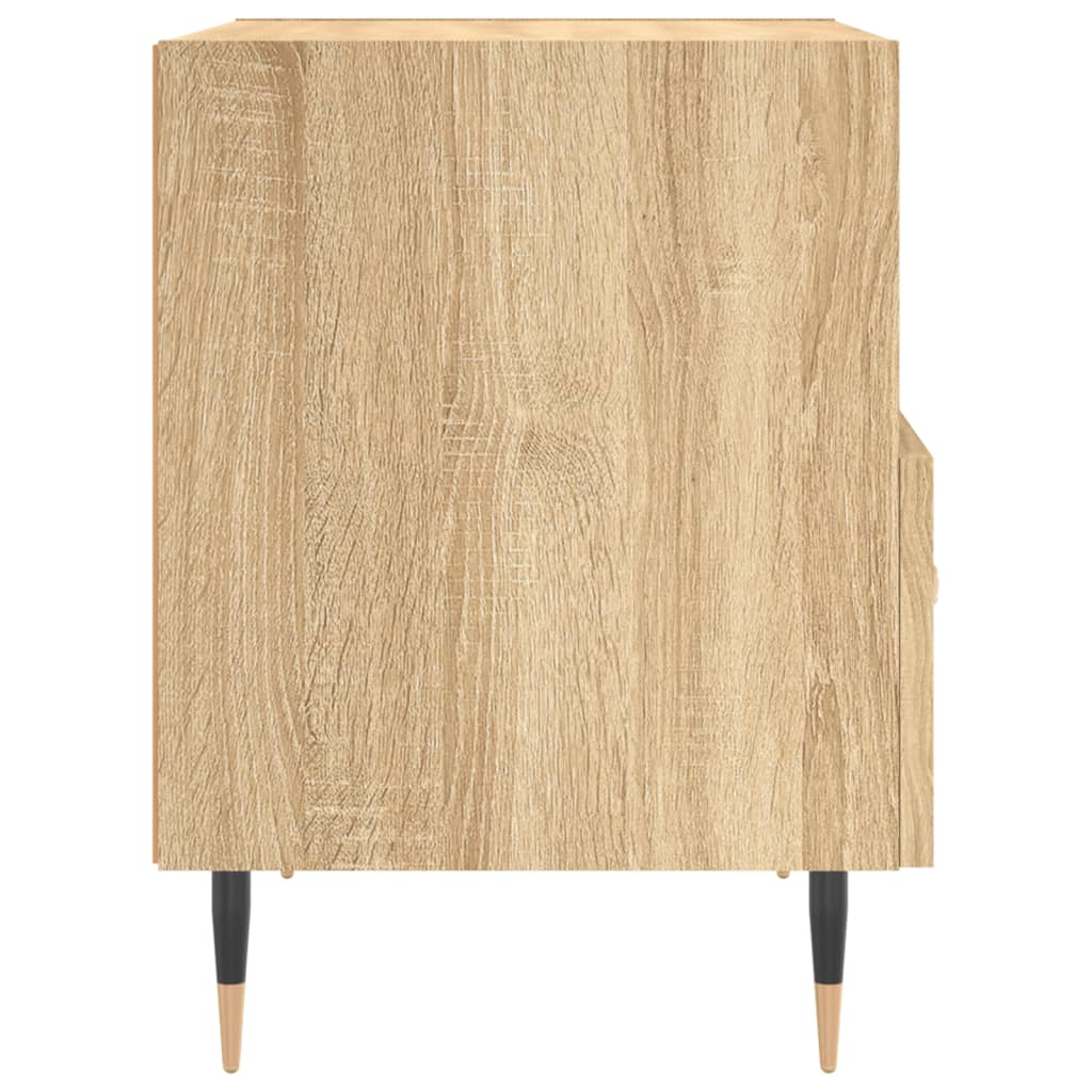 vidaXL Nachttische 2 Stk. Sonoma-Eiche 40x35x47,5 cm Holzwerkstoff