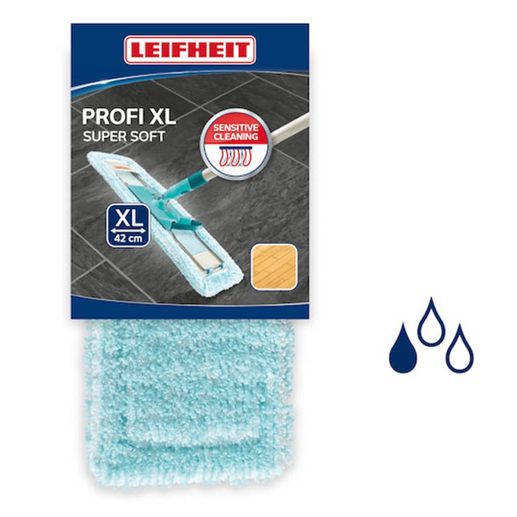 Leifheit Mopp-Aufsatz Profi Extra Soft Blau 55116