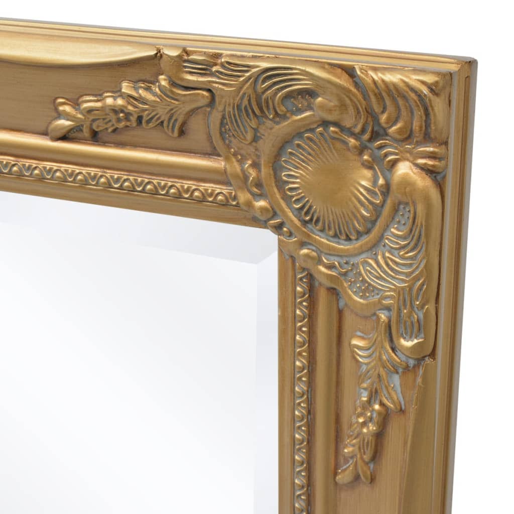 vidaXL Wandspiegel im Barock-Stil 100x50 cm Golden