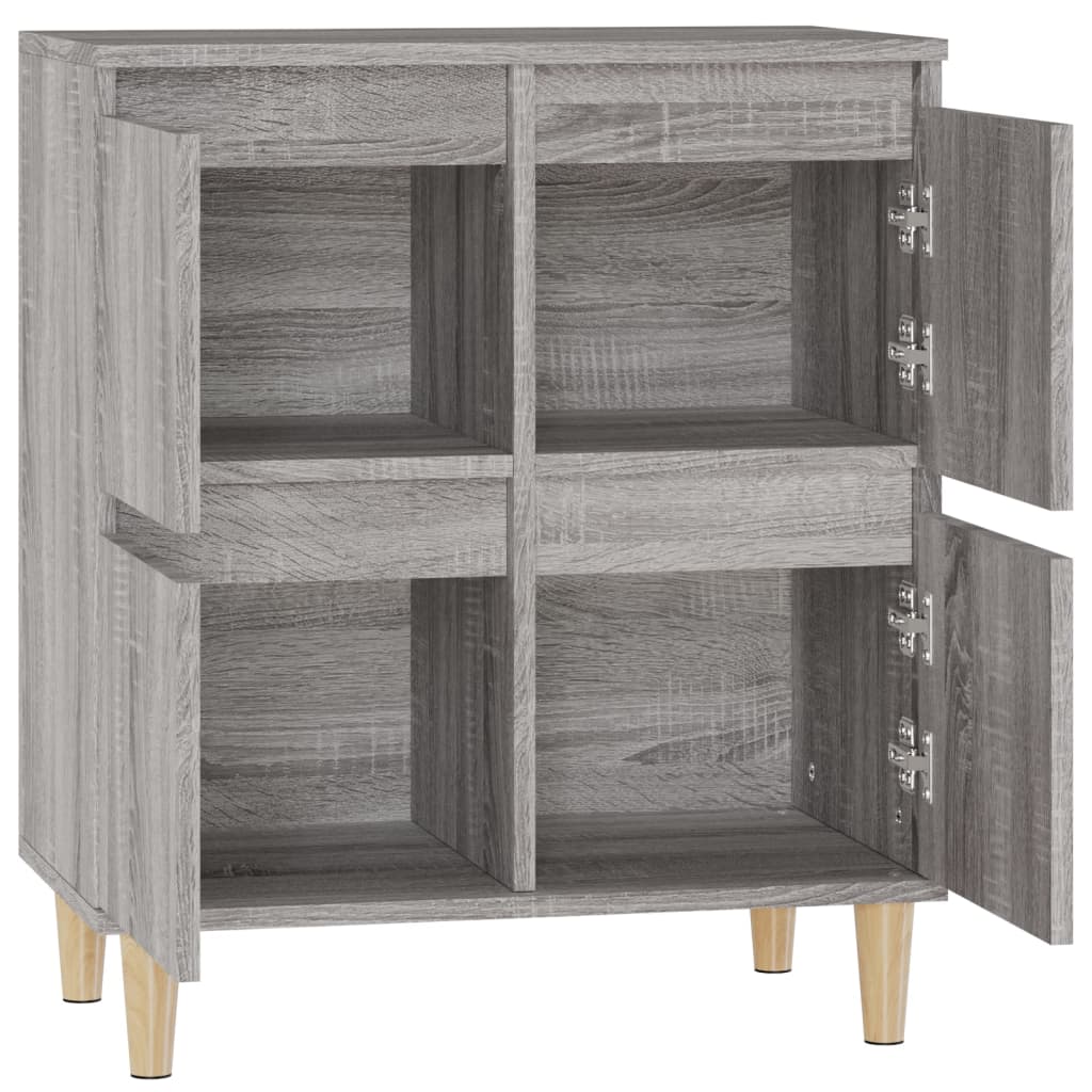 vidaXL Sideboard Grau Sonoma 60x35x70 cm Holzwerkstoff