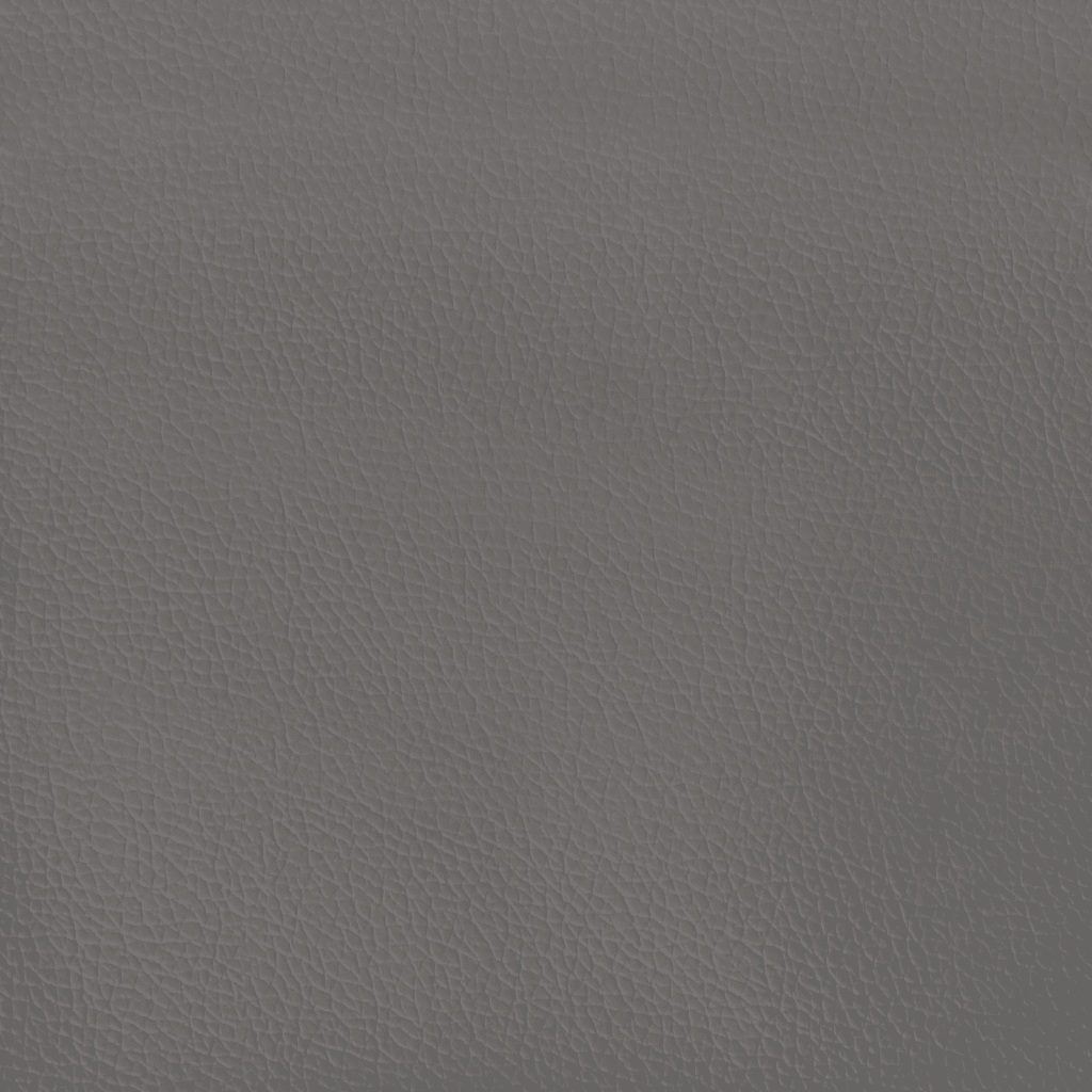 vidaXL Boxspringbett mit Matratze & LED Grau 90x190 cm Kunstleder