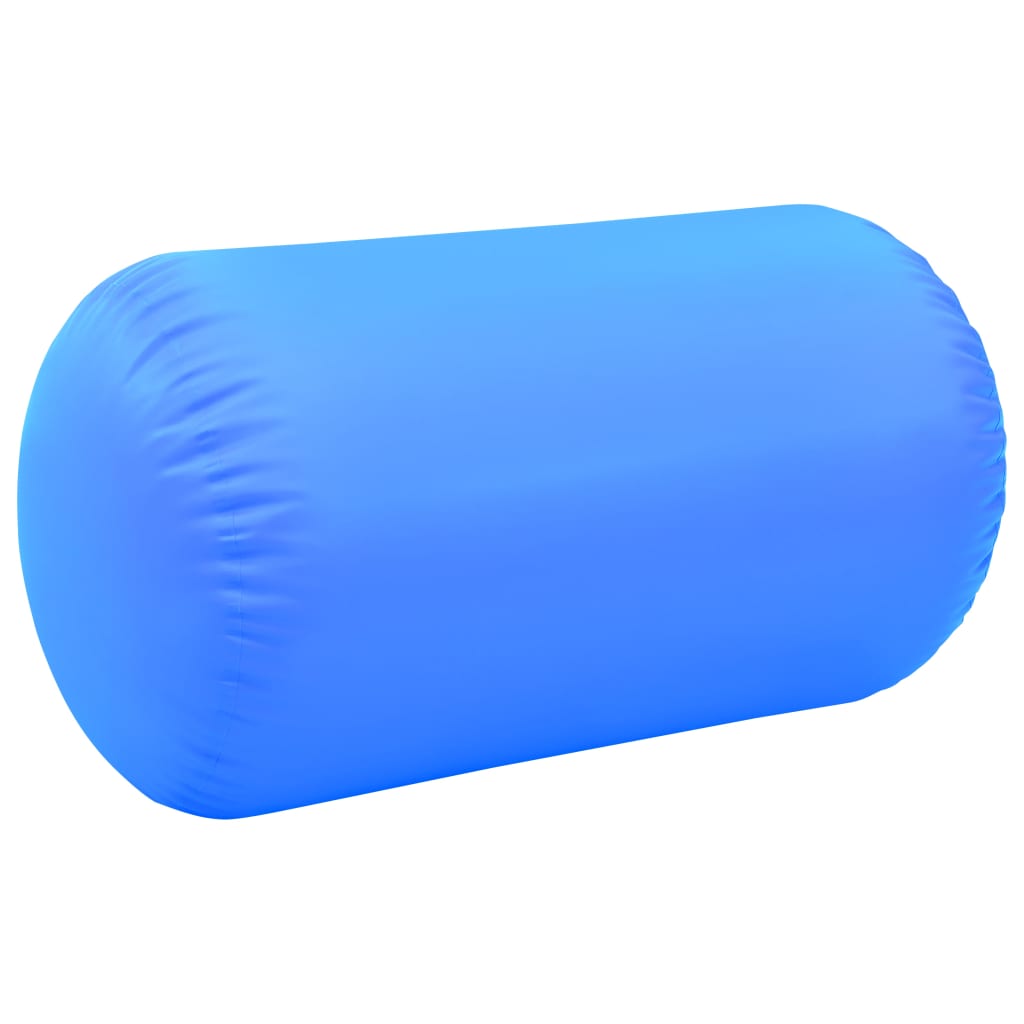 vidaXL Aufblasbare Gymnastik-Rolle mit Pumpe 100x60 cm PVC Blau