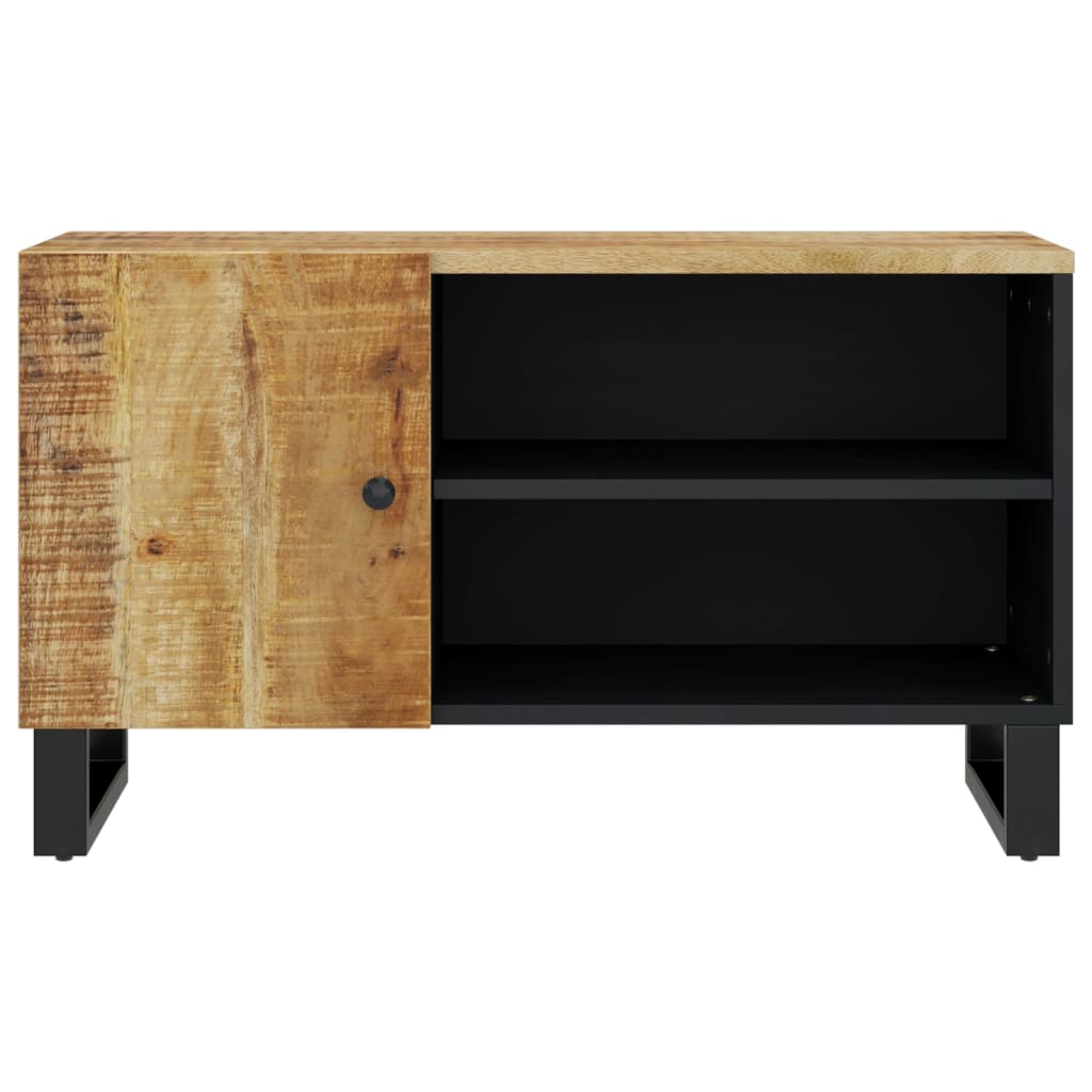 vidaXL TV-Schrank 80x33x46 cm Massivholz Mango & Holzwerkstoff