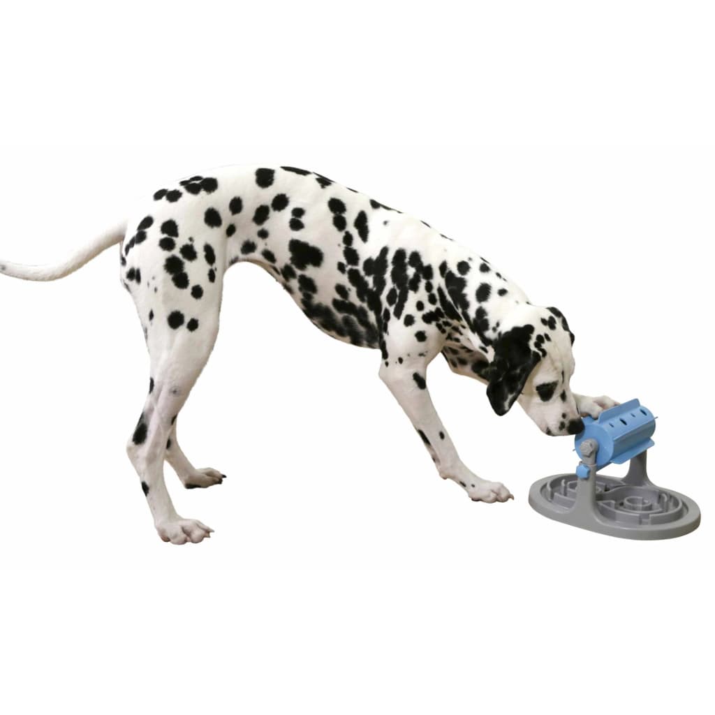 Kerbl Hunde-Snack-Rolle mit Anti-Schling-Schutz Blau und Grau