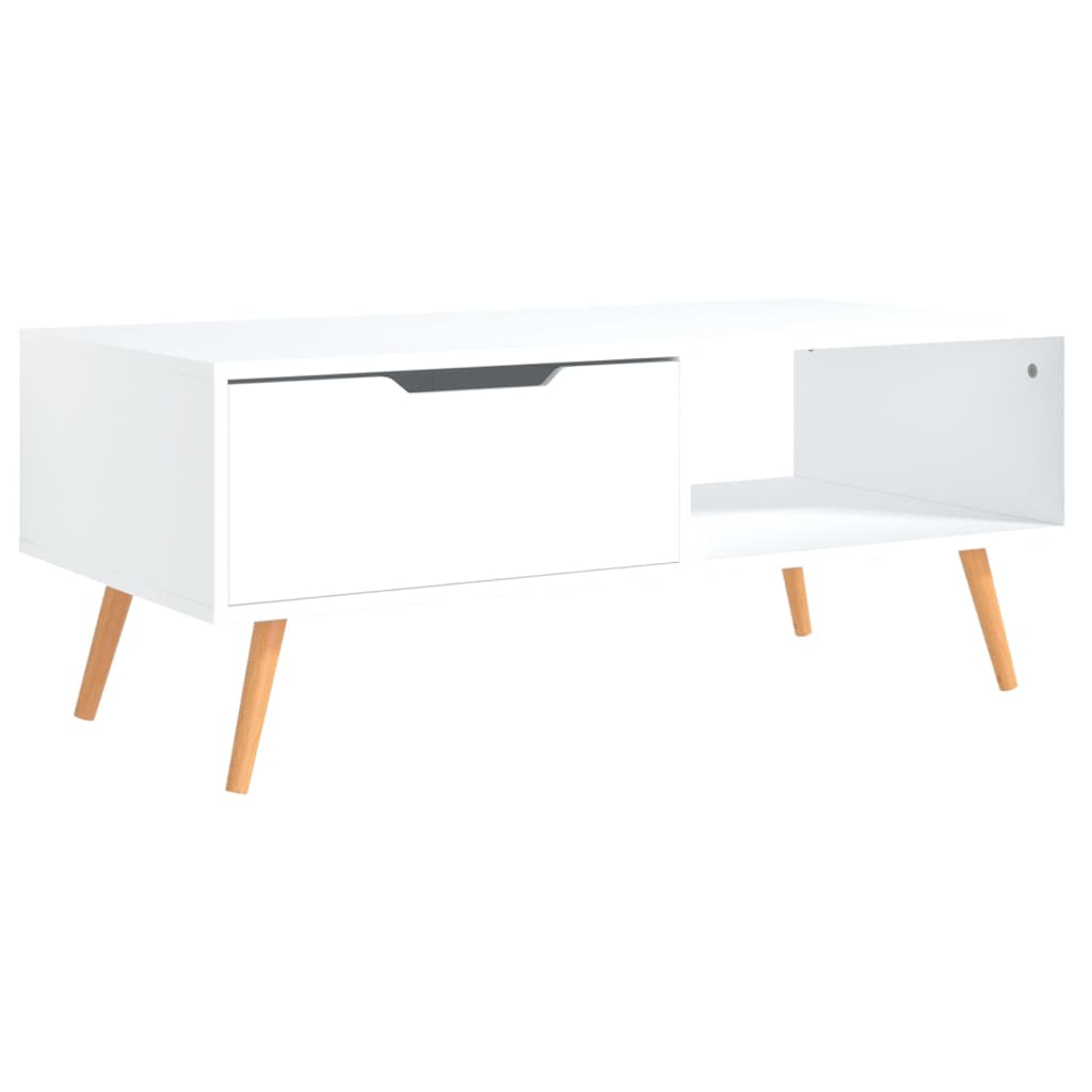 vidaXL Couchtisch Weiß 100x49,5x43 cm Holzwerkstoff