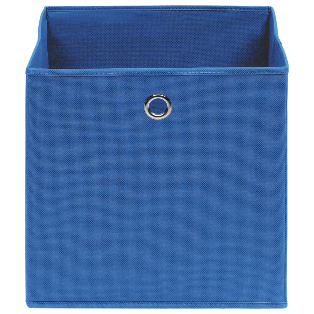 vidaXL Aufbewahrungsboxen 4 Stk. Blau 32x32x32 cm Stoff