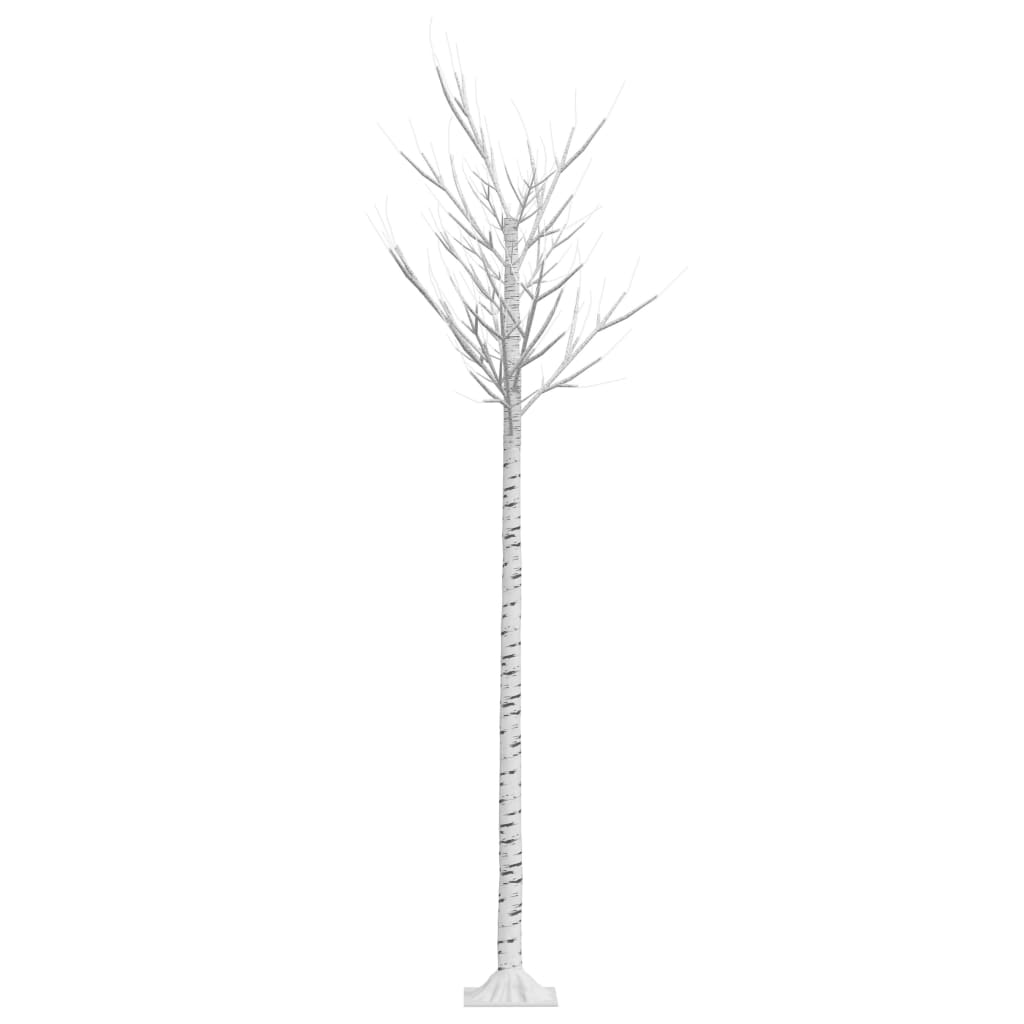 vidaXL Weihnachtsbaum 200 LEDs 2,2 m Kaltweiß Indoor Outdoor