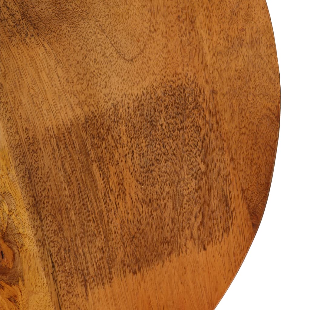 vidaXL Couchtisch Mango-Massivholz Stahl 89×77×52 cm