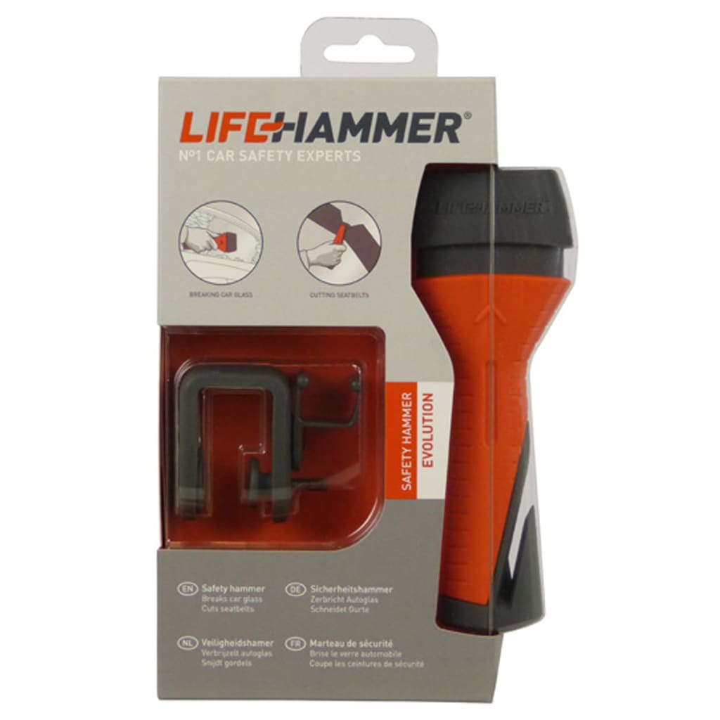 Lifehammer Notfallhammer Evolution Orange
