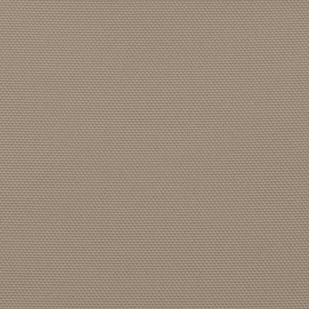vidaXL Balkon-Sichtschutz Taupe 75x1000 cm 100 % Polyester-Oxford