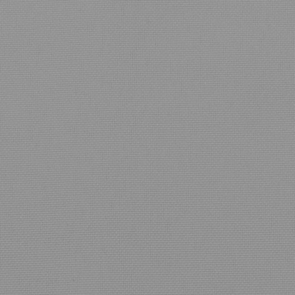 vidaXL Gartenbank-Auflage Grau 110x50x7 cm Oxford-Gewebe