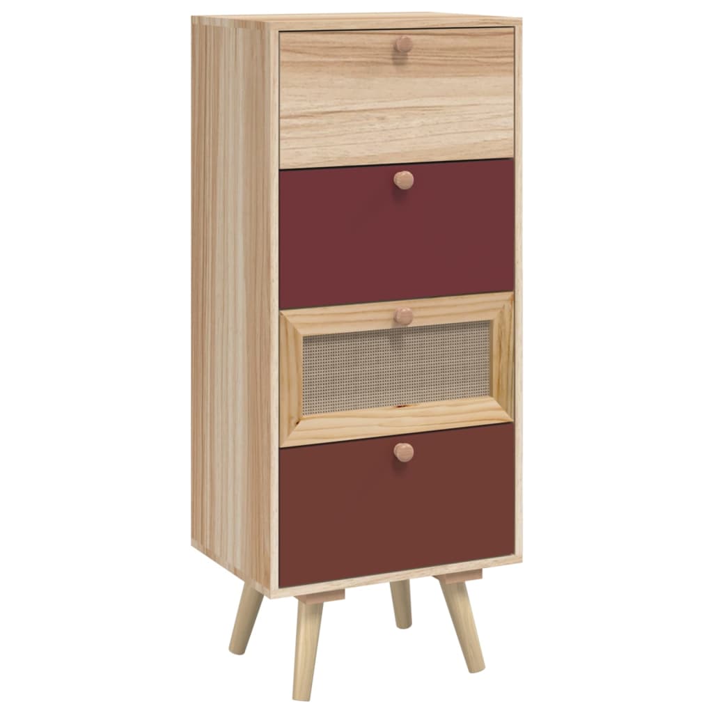 vidaXL Highboard mit Schubladen 40x30x95 cm Holzwerkstoff