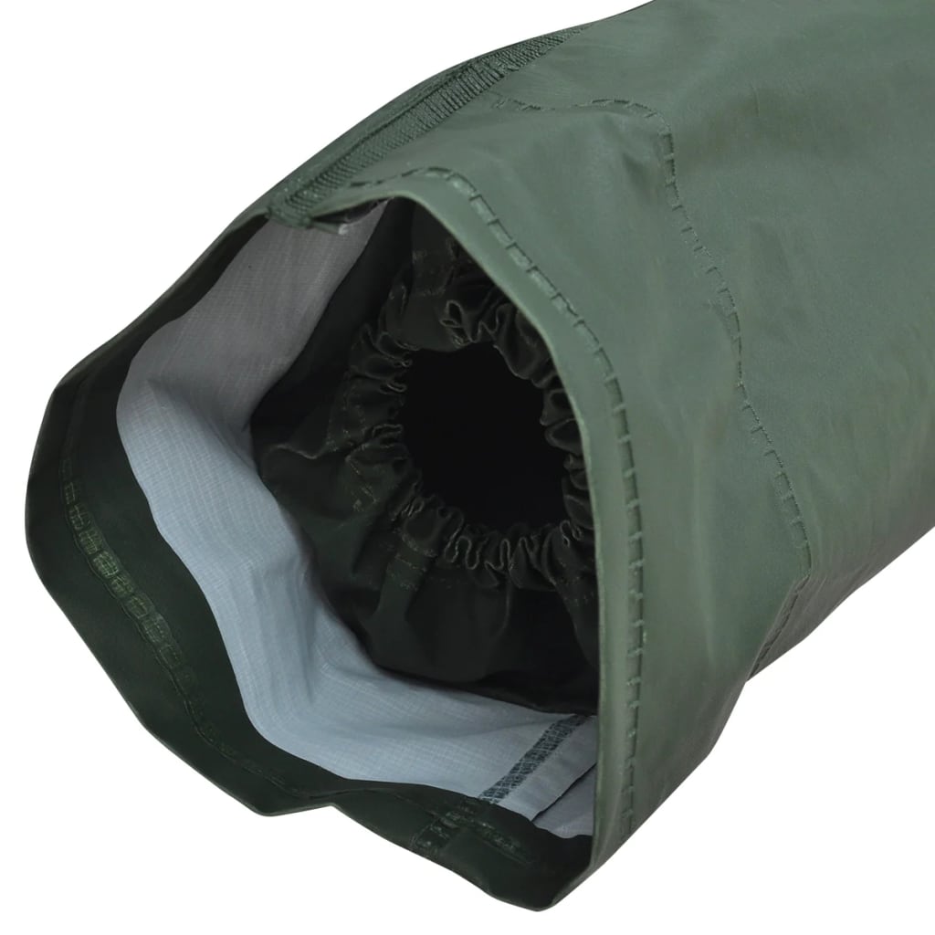 2-tlg. Regenanzug mit Kapuze wasserdicht hochbelastbar grün L