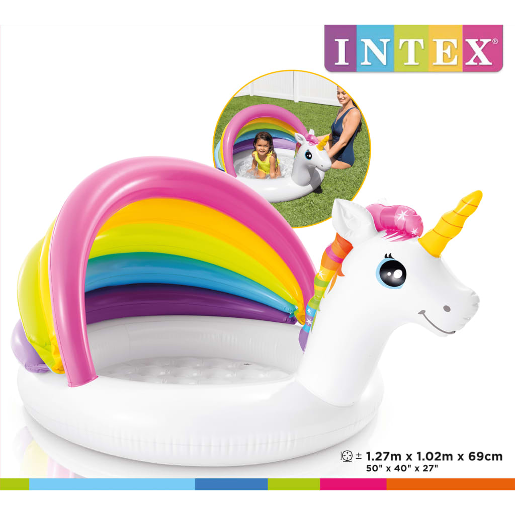 Intex Unicorn Baby-Planschbecken 127x102x69 cm