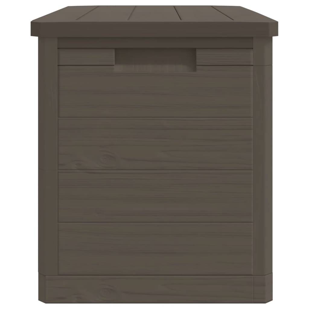 vidaXL Outdoor-Kissenbox Braun 77,5x44,5x53 cm Polypropylen