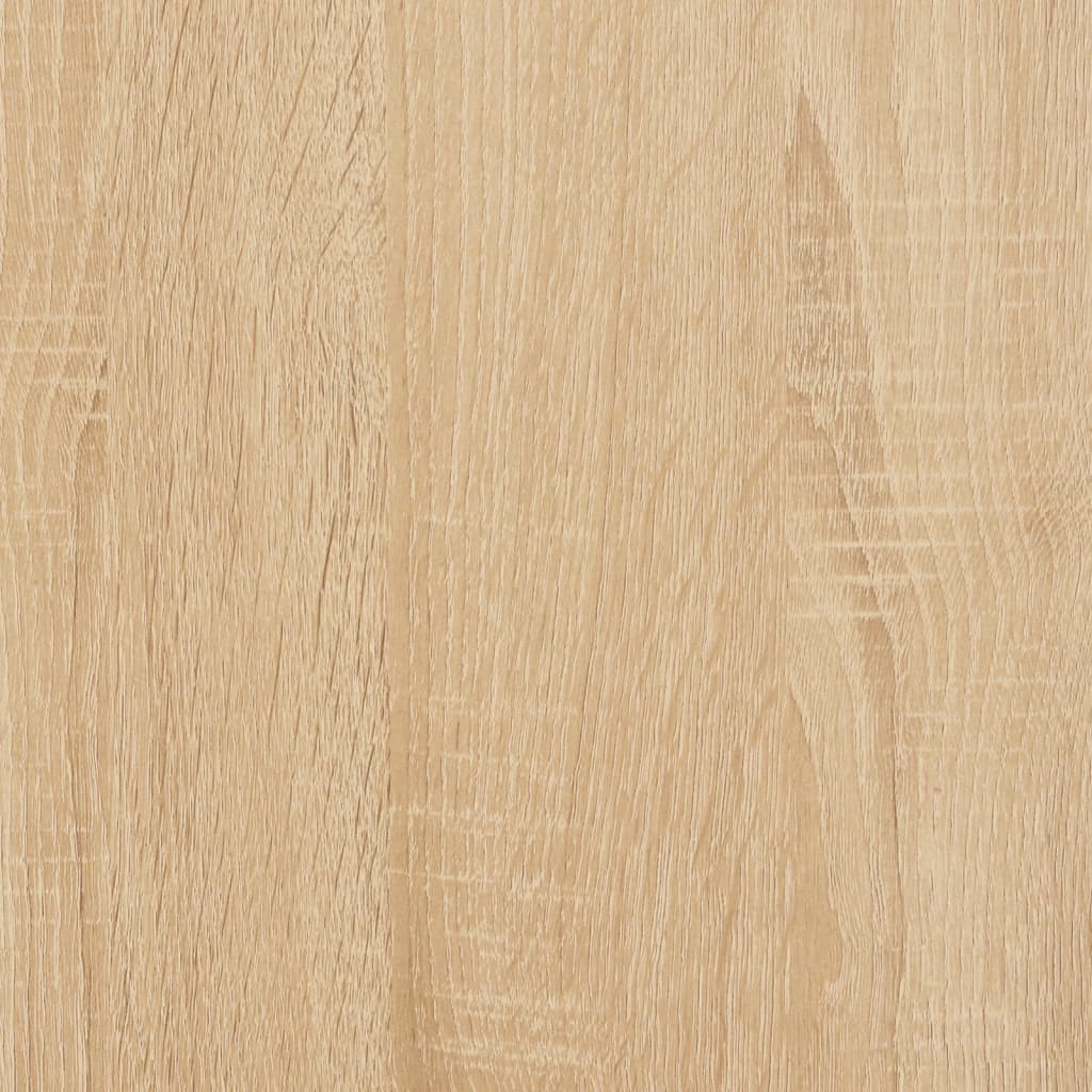 vidaXL Bettgestell Sonoma-Eiche 120x200 cm Holzwerkstoff
