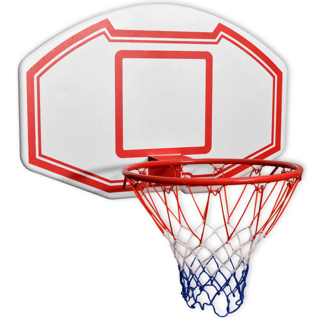 vidaXL Basketballkorb-Set 3-tlg. Wandmontierbar 90 x 60 cm