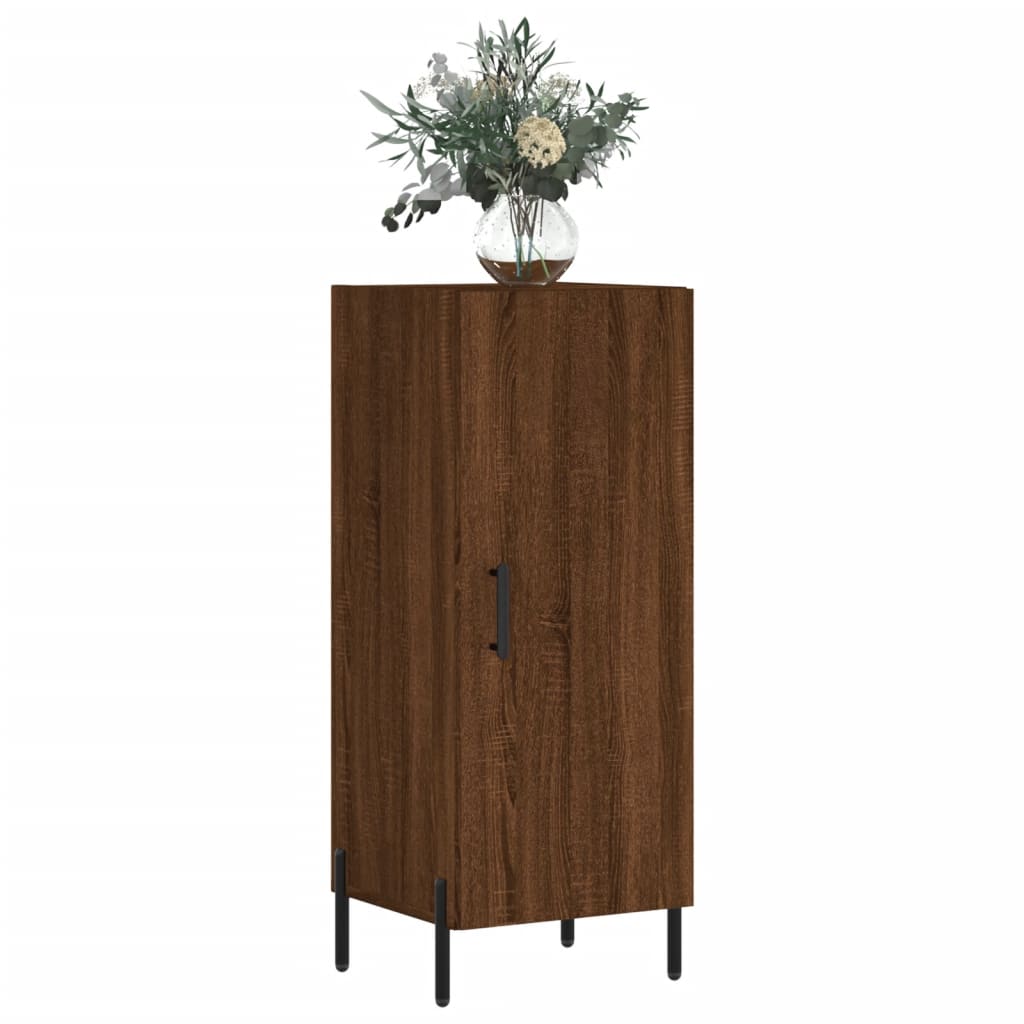 vidaXL Sideboard Braun Eichen-Optik 34,5x34x90 cm Holzwerkstoff