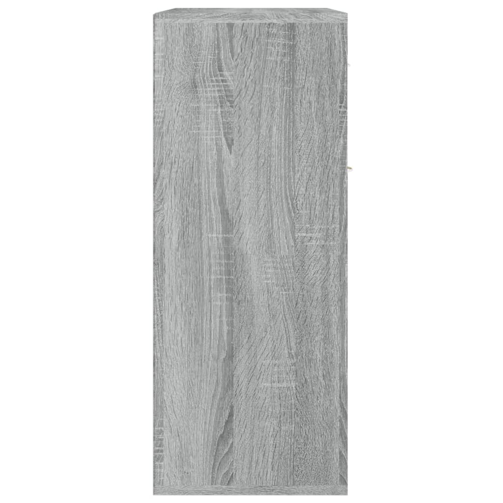 vidaXL Sideboard Grau Sonoma 60x30x75 cm Holzwerkstoff