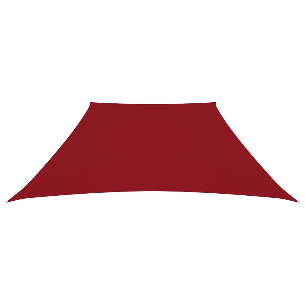 vidaXL Sonnensegel Oxford-Gewebe Trapezförmig 2/4x3 m Rot