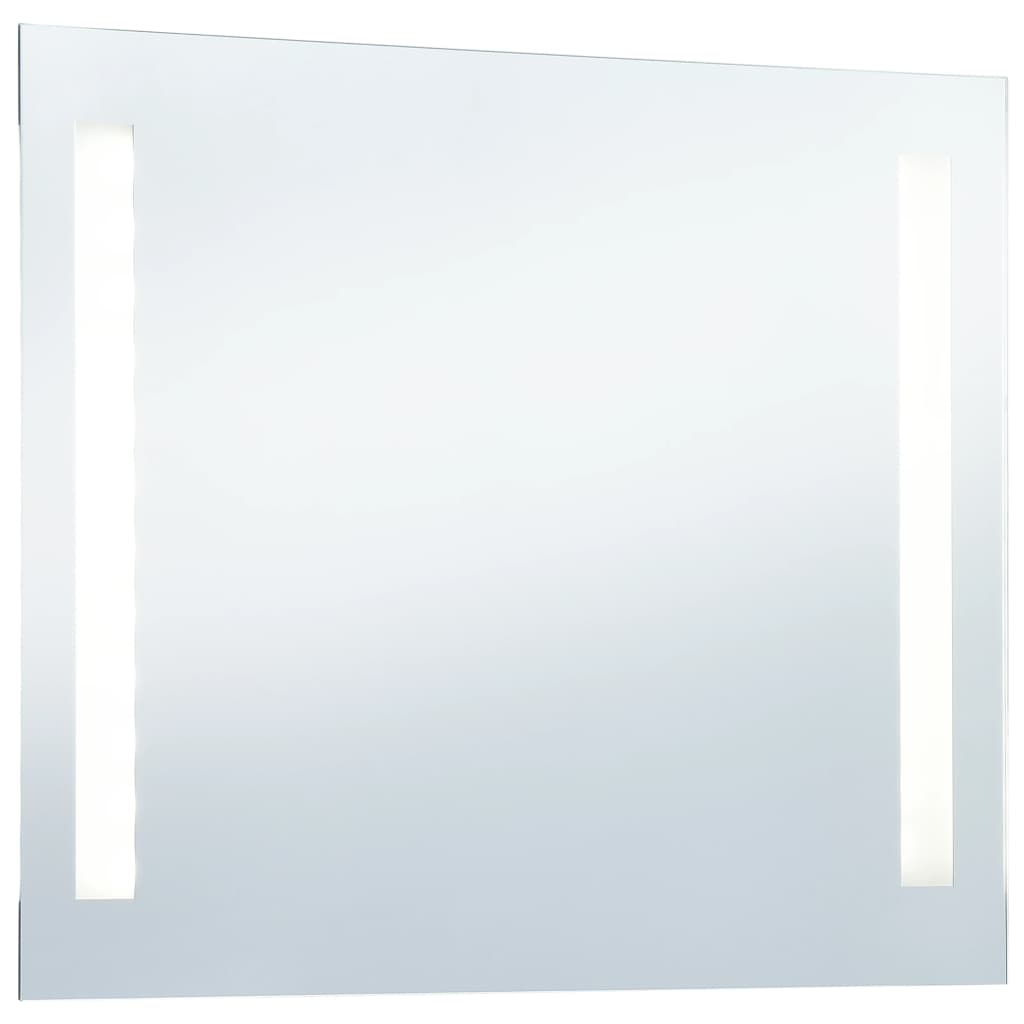 vidaXL Badezimmer-Wandspiegel mit LEDs 100x60 cm