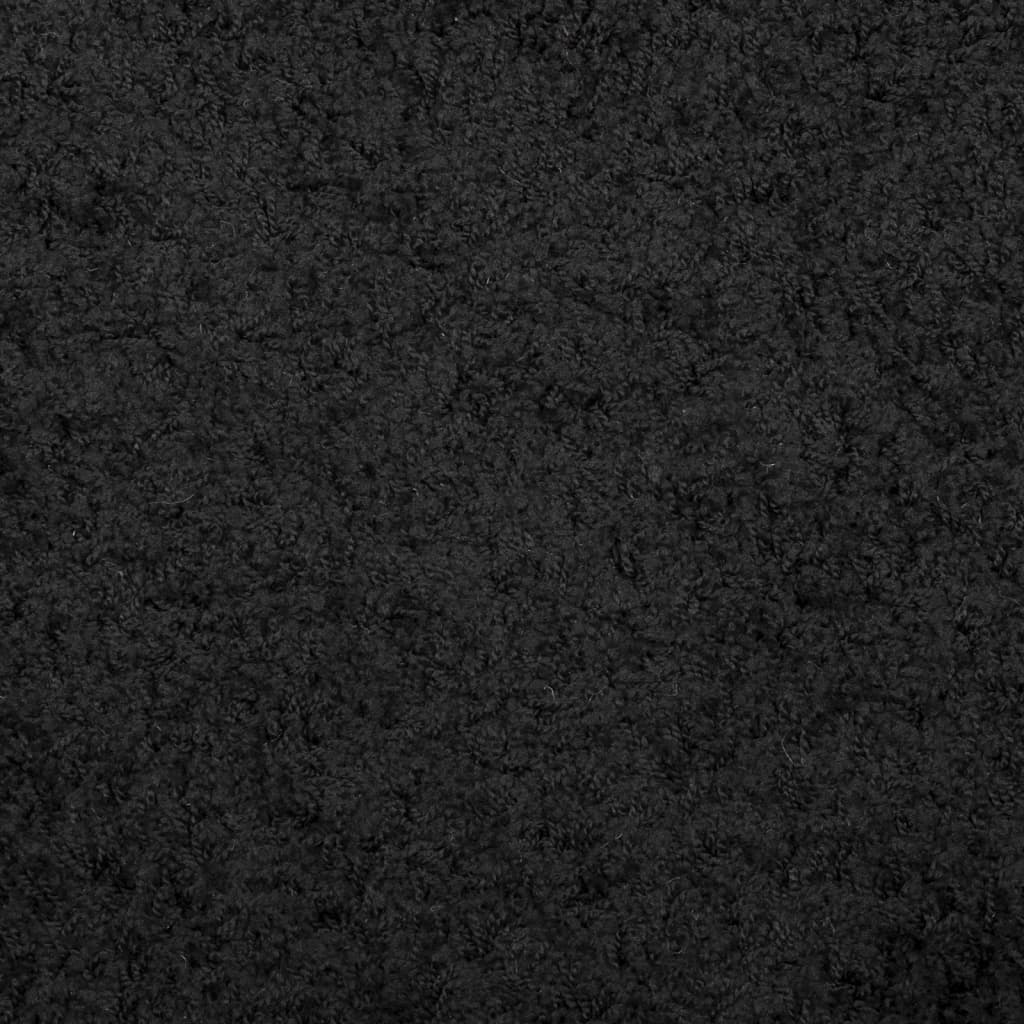 vidaXL Shaggy-Teppich PAMPLONA Hochflor Modern Schwarz 80x150 cm