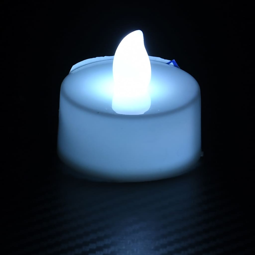 vidaXL LED-Teelichter 50 Stk. Flammenlos Elektrisch Bunt
