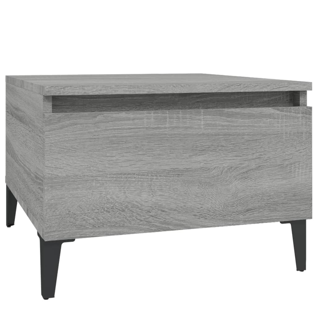 vidaXL Beistelltisch Grau Sonoma 50x46x35 cm Holzwerkstoff