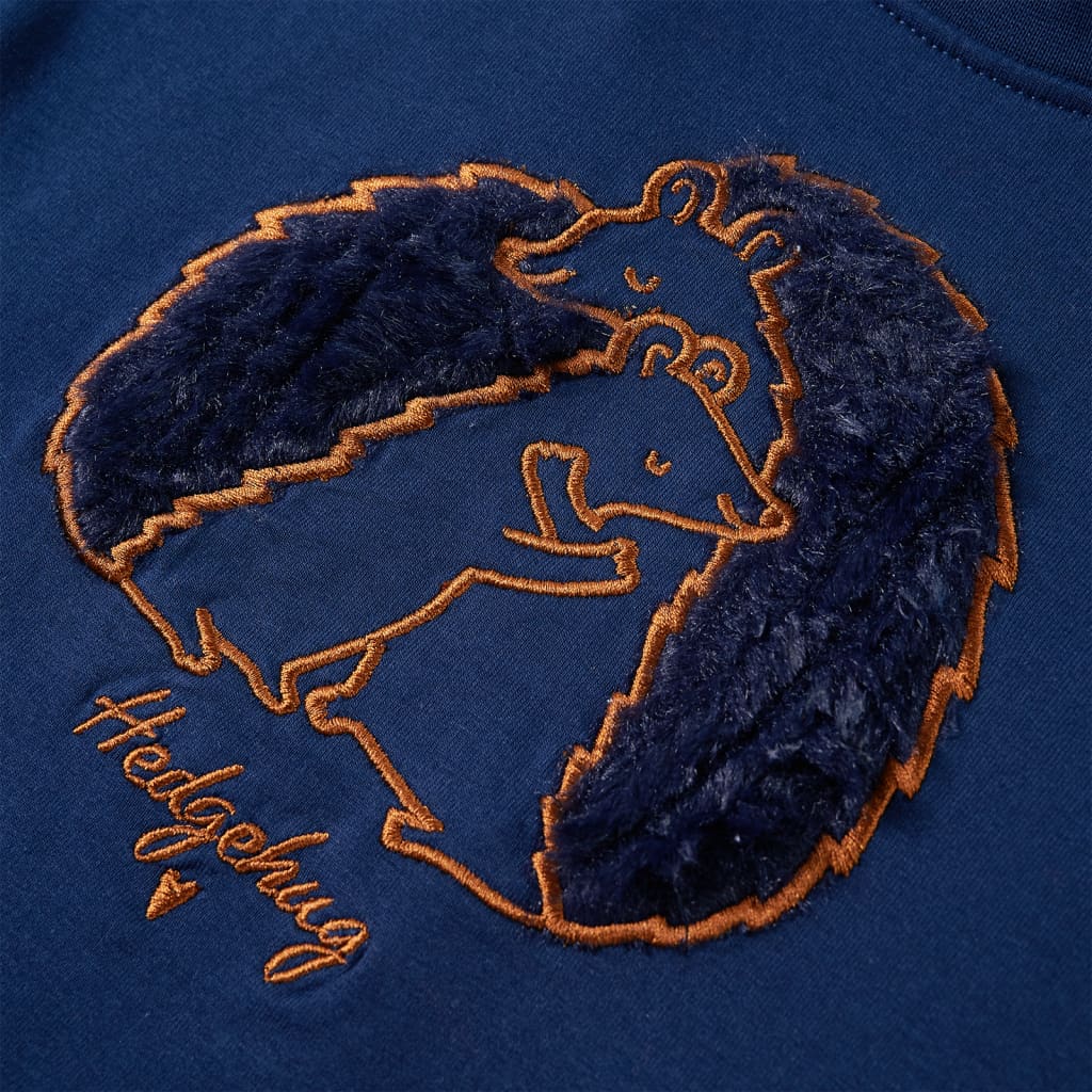 Kinder-Sweatshirt Marineblau 104