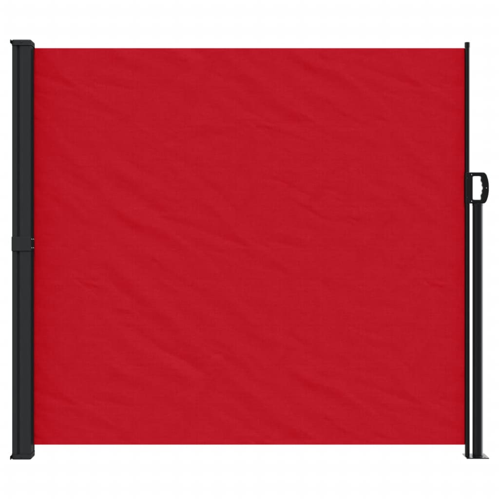 vidaXL Seitenmarkise Ausziehbar Rot 180x300 cm