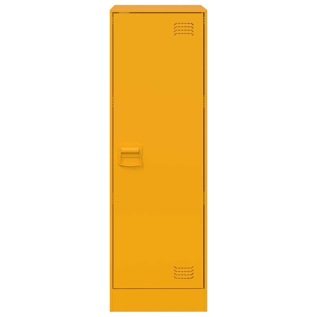 vidaXL Sideboard Senfgelb 34,5x39x107 cm Stahl