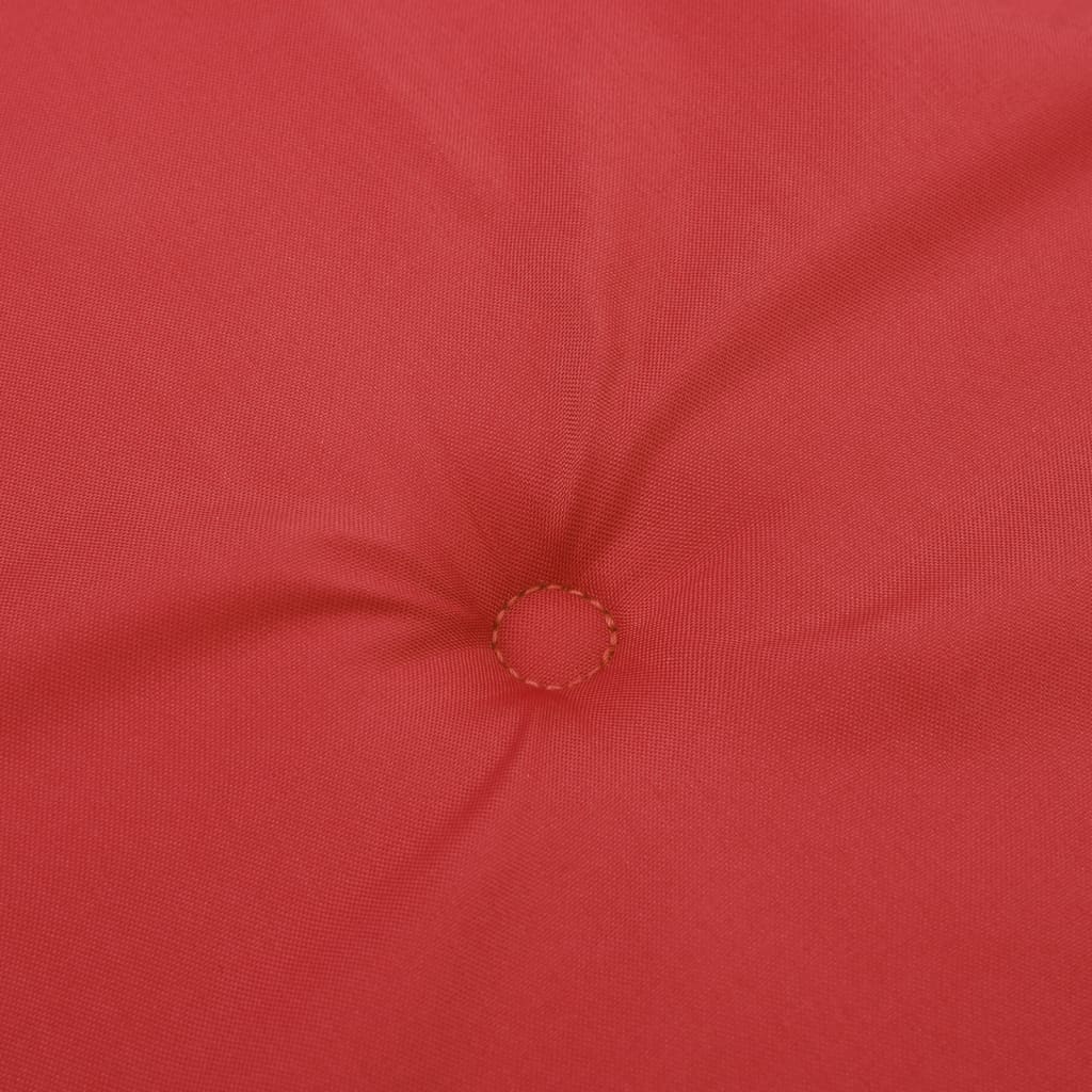 vidaXL Liegestuhl-Auflage Rot (75+105)x50x3 cm