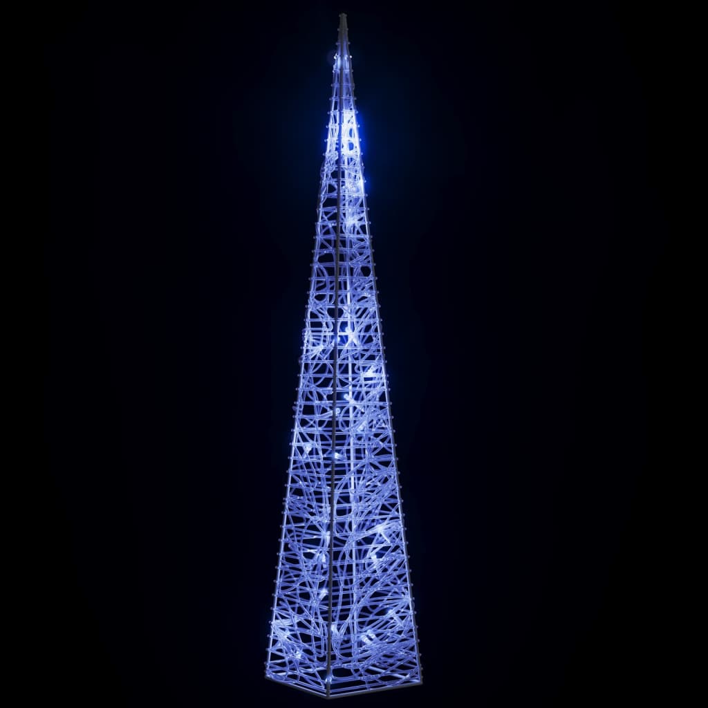 vidaXL LED-Leuchtkegel Acryl Deko 60 cm Blau