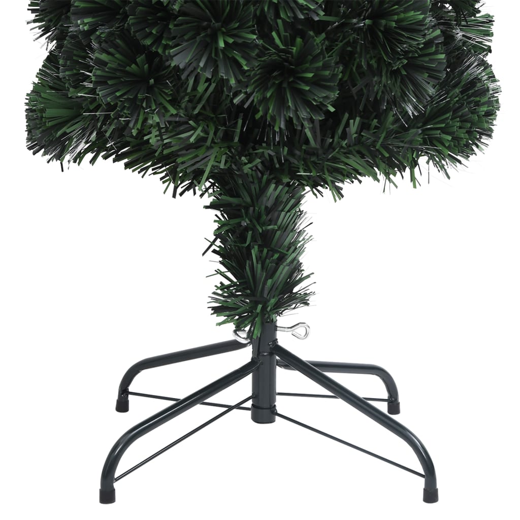 vidaXL Künstlicher Weihnachtsbaum Schlank mit Ständer 120 cm Glasfaser