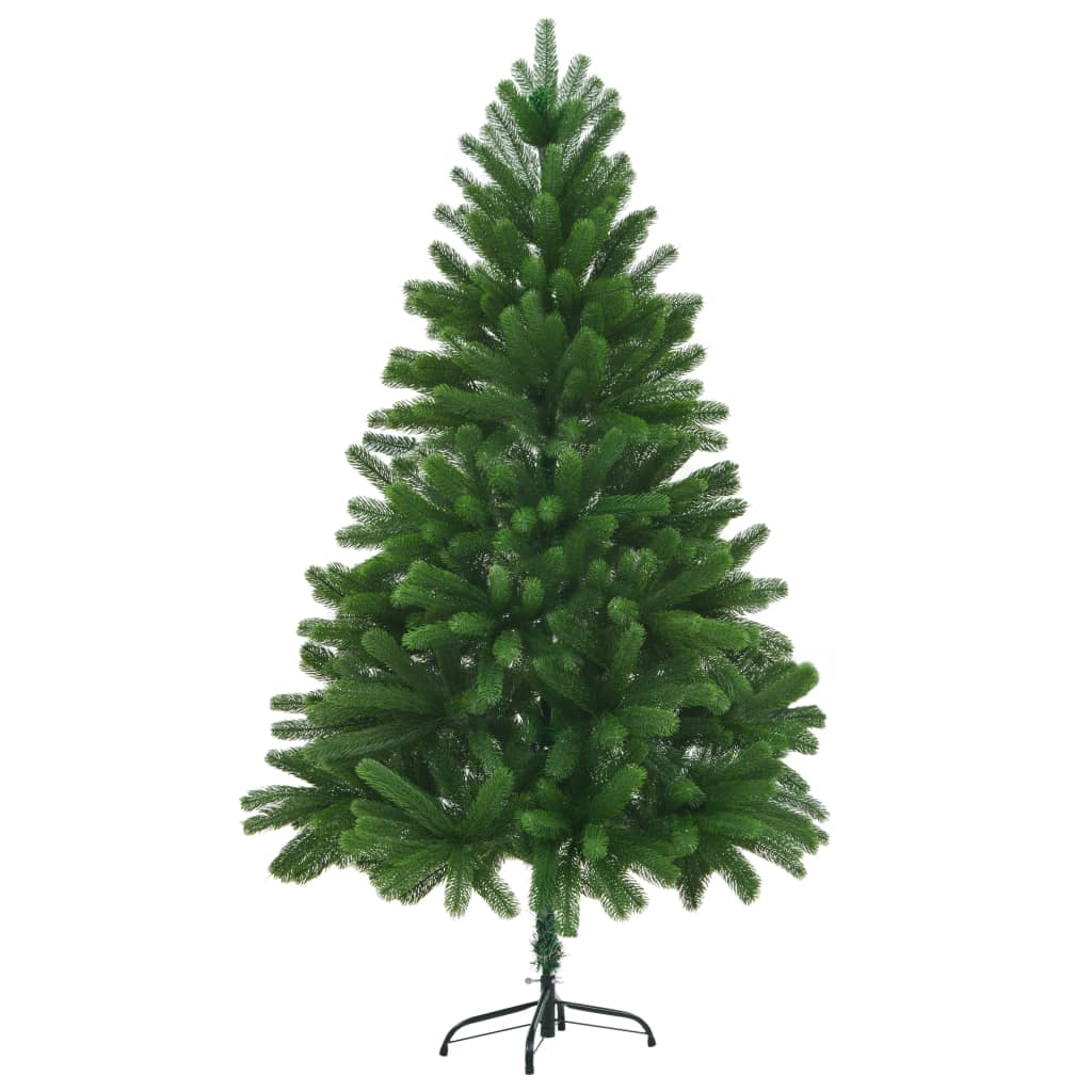 vidaXL Künstlicher Weihnachtsbaum mit Beleuchtung 210 cm Grün