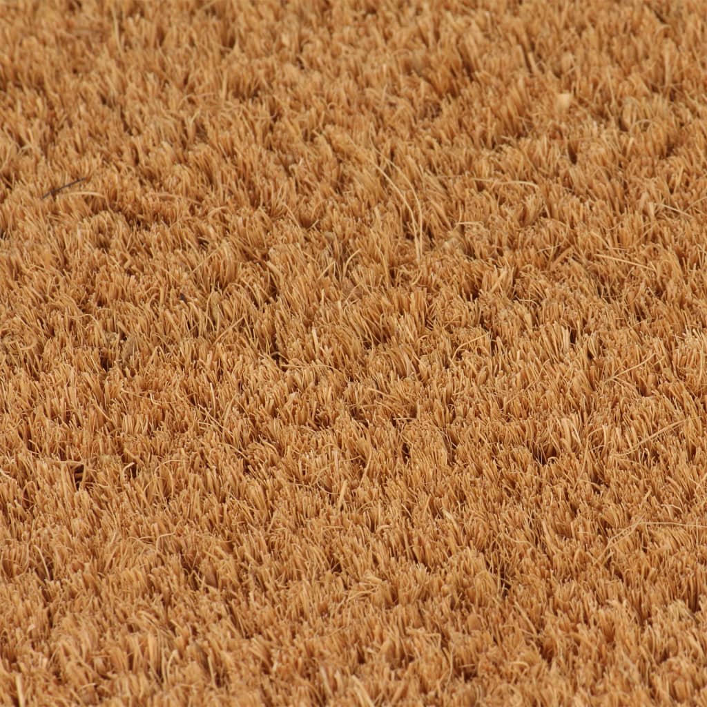 vidaXL Fußmatte Natur 80x100 cm Kokosfaser Getuftet