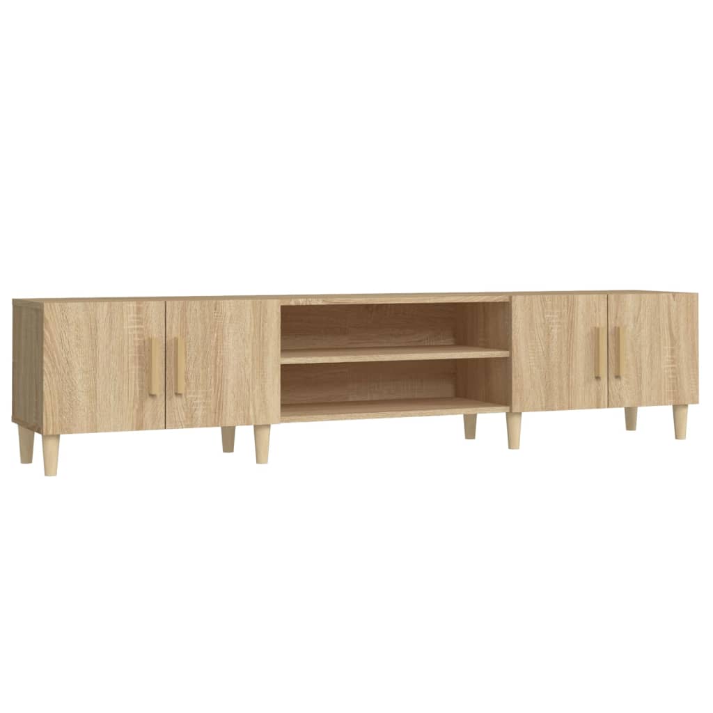 vidaXL TV-Schrank Sonoma-Eiche 180x31,5x40 cm Holzwerkstoff