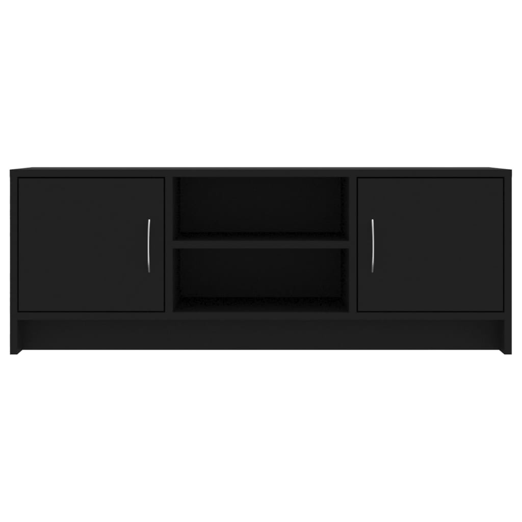 vidaXL TV-Schrank Schwarz 102x30x37,5 cm Holzwerkstoff