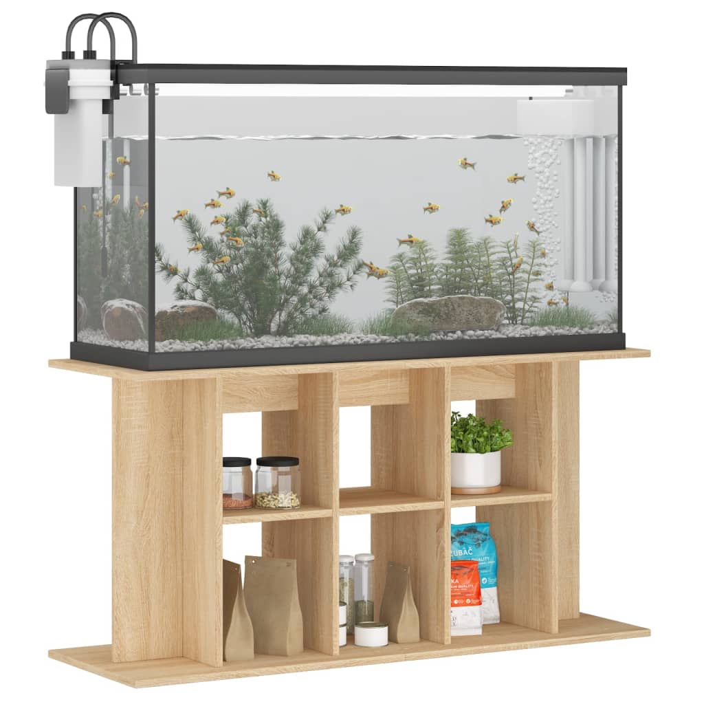 vidaXL Aquariumständer Sonoma-Eiche 120x40x60 cm Holzwerkstoff