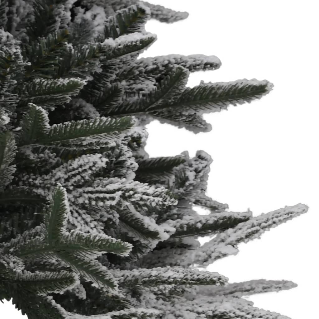 vidaXL Künstlicher Weihnachtsbaum mit Beleuchtung & Schnee 210 cm