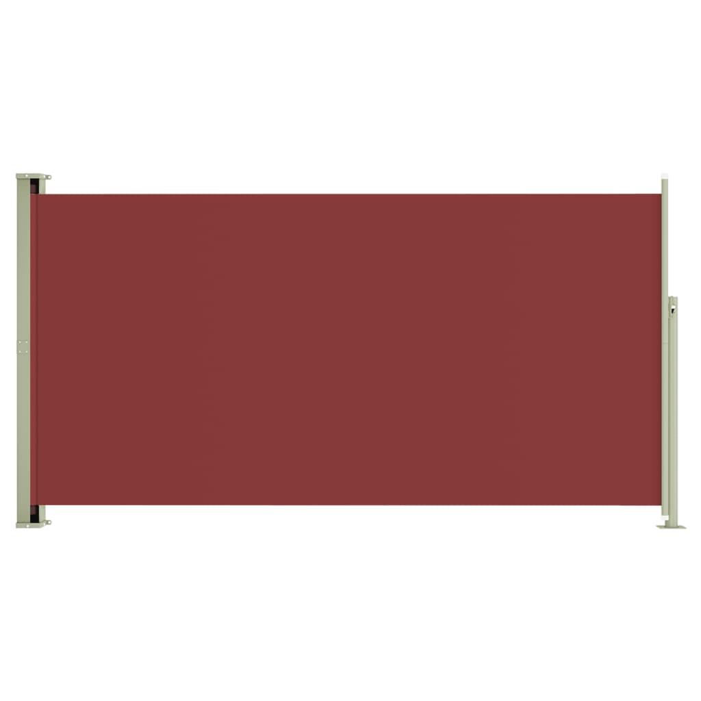 vidaXL Seitenmarkise Ausziehbar 160x300 cm Rot