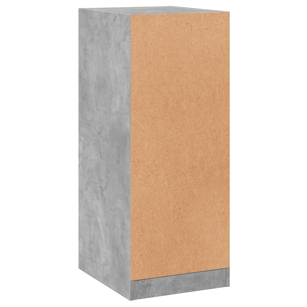 vidaXL Kleiderschrank Betongrau 48x41x102 cm Holzwerkstoff