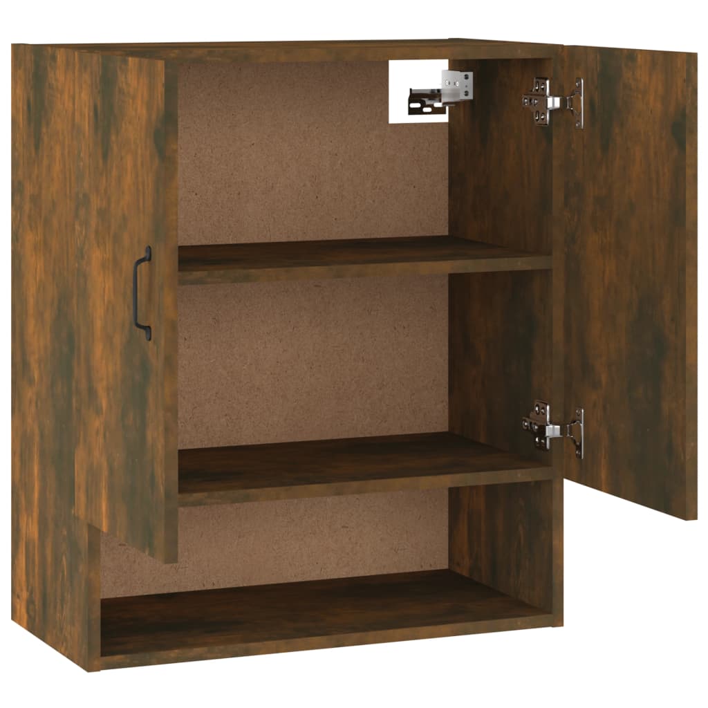 vidaXL Wandschrank Räuchereiche 60x31x70 cm Holzwerkstoff