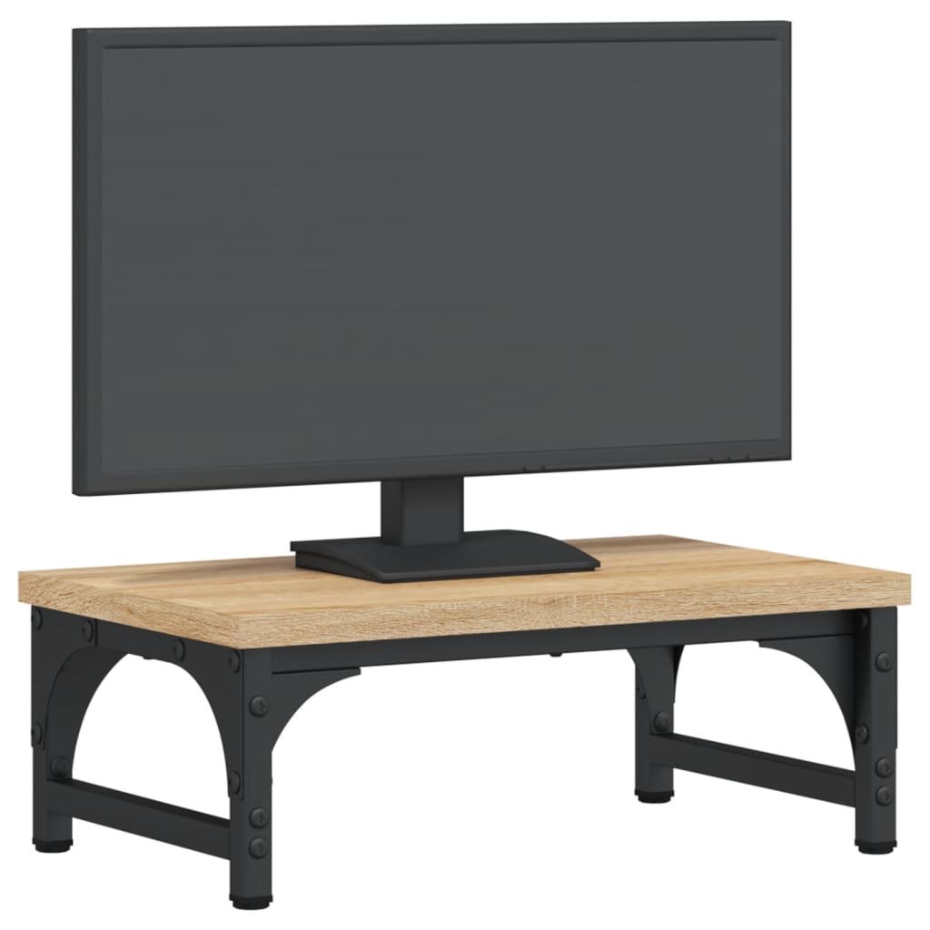 vidaXL Monitorständer Sonoma-Eiche 37x23x14 cm Holzwerkstoff