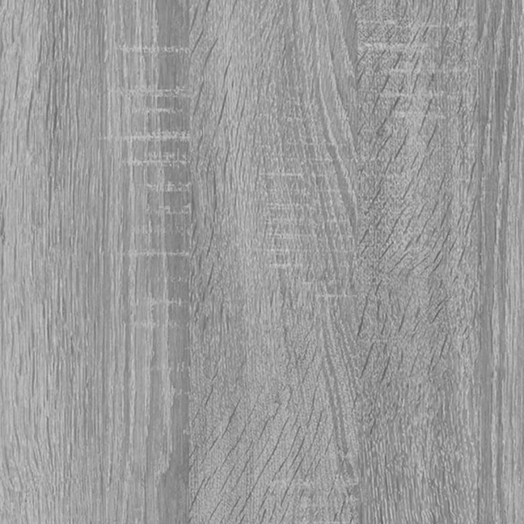 vidaXL Schuhschrank Grau Sonoma 63x24x81 cm Holzwerkstoff
